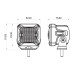 Світлодіодна фара Decker WL-G7 mini 20W Premium Driving