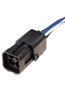 Роз'єм автомобільний 4-контактний з проводами — 12015024