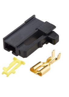 Роз'єм автомобільний 1-контактний без проводів — арт. 00040043