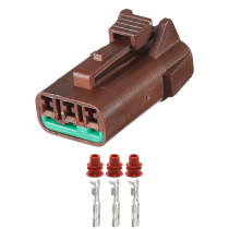 Роз'єм автомобільний 3-контактний без проводів — PB015-03850