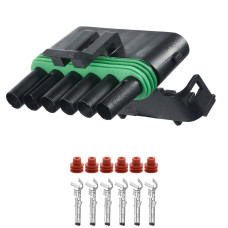 Роз'єм автомобільний 6-контактний без проводів — 00041093