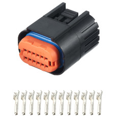 Роз'єм автомобільний 12-контактний без проводів — 00041294